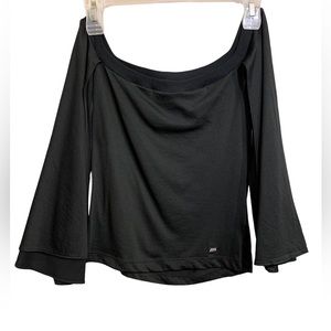 Luxury Miss Sixty Off the Shoulder Bell Sleeve Top